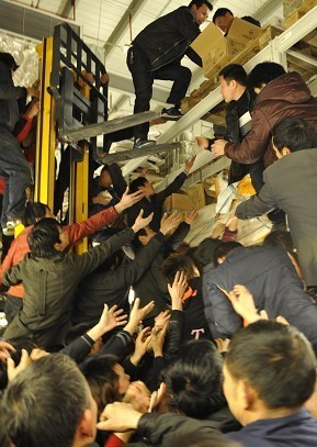 宁波市民开始疯狂抢盐